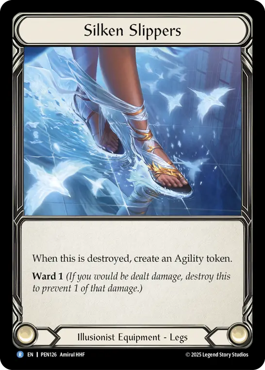 Silken Slippers — Compendium of Rathe Flesh and Blood card by Amirul HHF