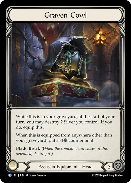 Graven Cowl — Compendium of Rathe Flesh and Blood card by Yunior Susanto
