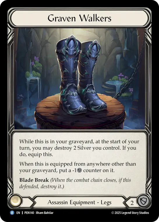 Graven Walkers — Compendium of Rathe Flesh and Blood card by Ilham Bahtiar