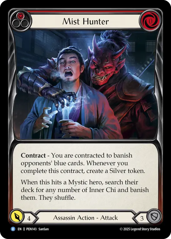 Mist Hunter (Red) — Compendium of Rathe Flesh and Blood card by SanSan