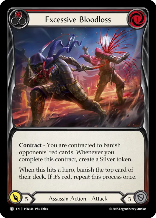 Excessive Bloodloss (Red) — Compendium of Rathe