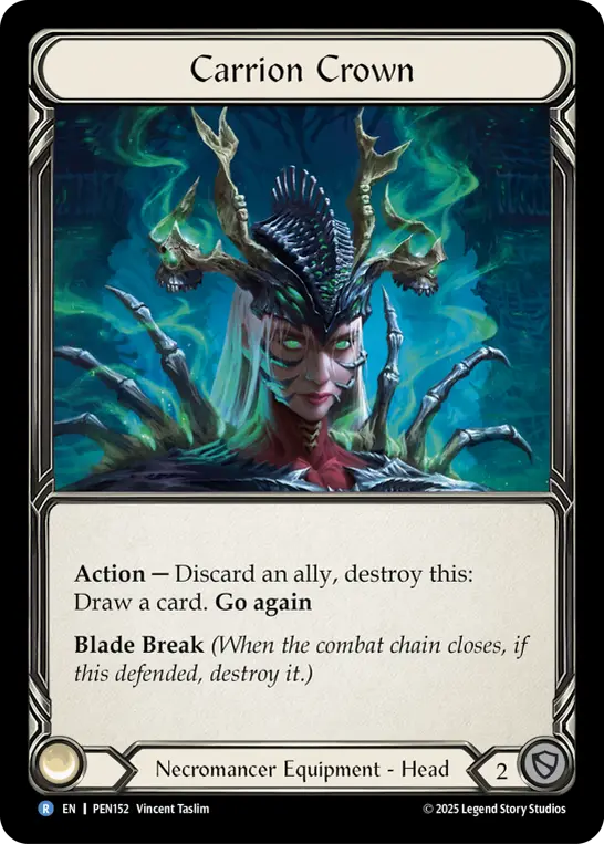 Carrion Crown — Compendium of Rathe Flesh and Blood card by Vincent Bailly
