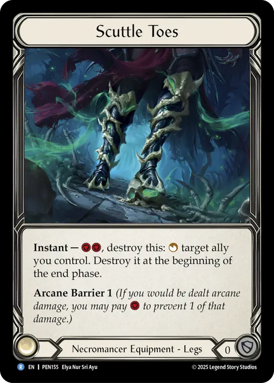 Scuttle Toes — Compendium of Rathe Flesh and Blood card by Dighton Lp