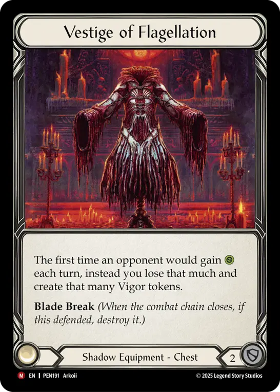 Vestige Of Flagellation — Compendium of Rathe Flesh and Blood card by Arkoii