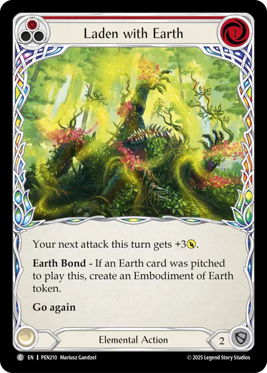 Laden With Earth (Red) — Compendium of Rathe