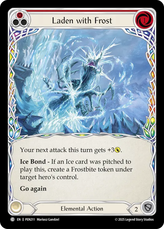 Laden With Frost (Red) — Compendium of Rathe