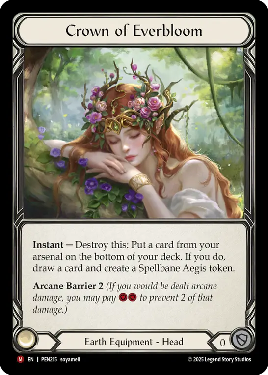 Crown Of Everbloom — Compendium of Rathe Flesh and Blood card by soyameii