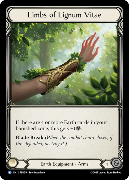Limbs Of Lignum Vitae — Compendium of Rathe Flesh and Blood card by Esty Swandana