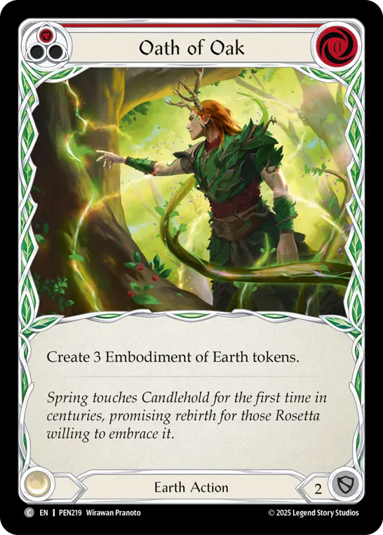 Oath Of Oak (Red) — Compendium of Rathe