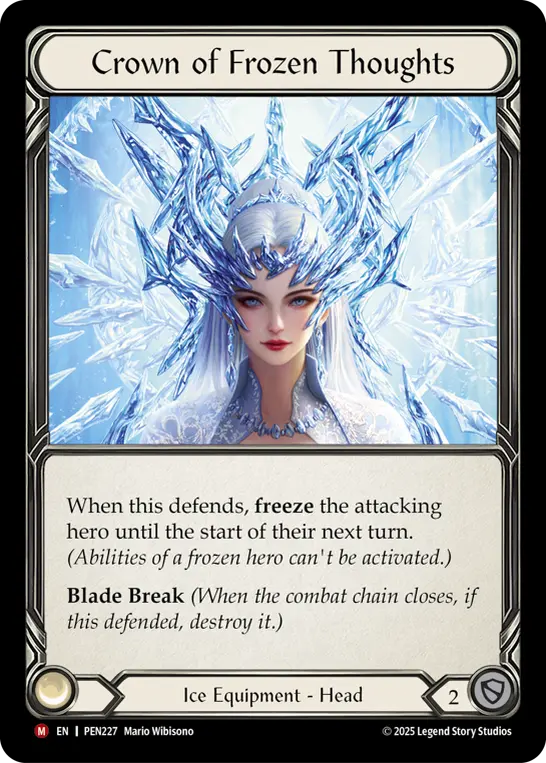 Crown Of Frozen Thoughts — Compendium of Rathe Flesh and Blood card by Mario Wibisono