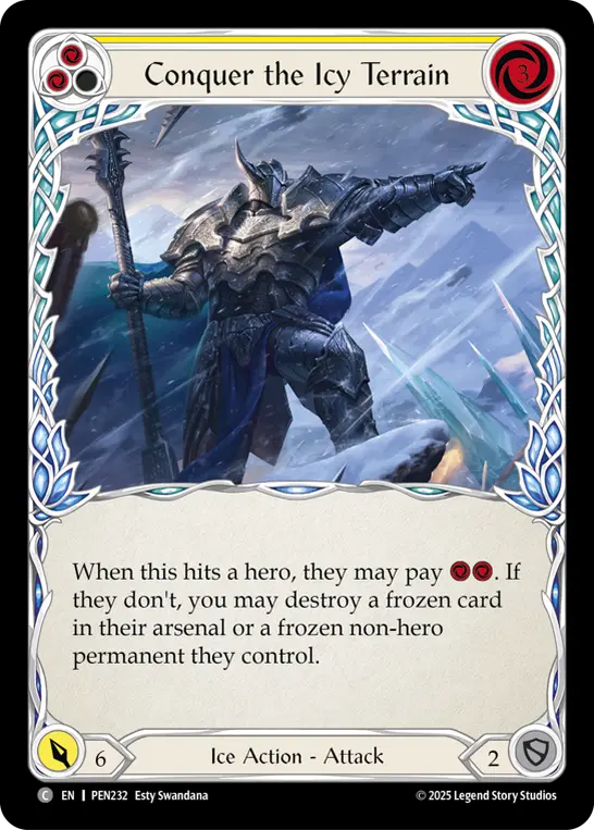 Conquer The Icy Terrain (Yellow) — Compendium of Rathe