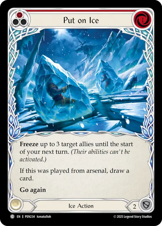 Put On Ice (Red) — Compendium of Rathe Flesh and Blood card by Ismatulloh
