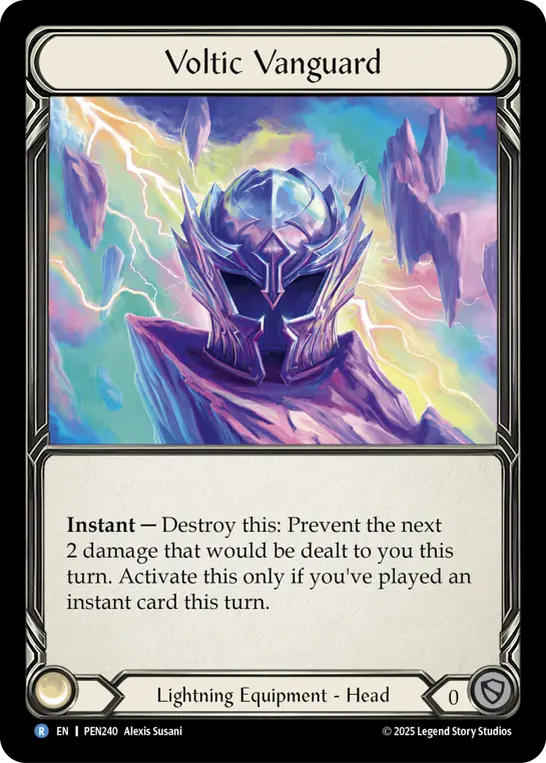 Voltic Vanguard — Compendium of Rathe Flesh and Blood card by Alexis Susani