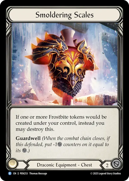 Smoldering Scales — Compendium of Rathe Flesh and Blood card by Thomas Manning
