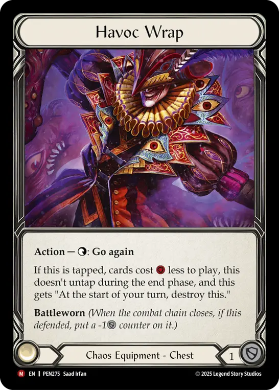 Havoc Wrap — Compendium of Rathe Flesh and Blood card by Saad Irfan