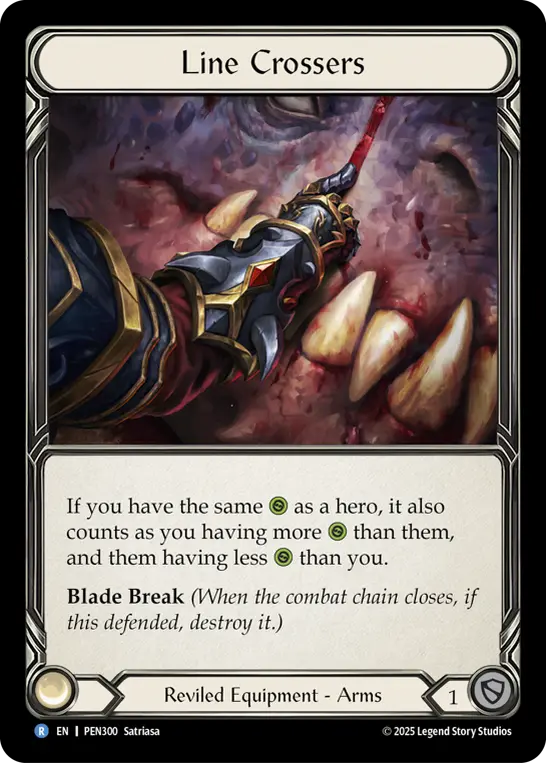 Line Crossers — Compendium of Rathe Flesh and Blood card by Satriasa