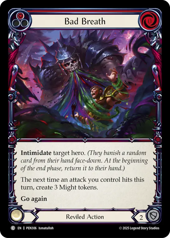 Bad Breath (Red) — Compendium of Rathe Flesh and Blood card by Ismatullah