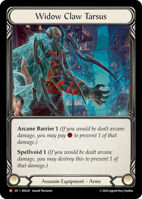 Widow Claw Tarsus — Rosetta Flesh and Blood card by Isuardi Therianto