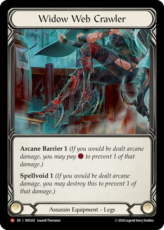 Widow Web Crawler — Rosetta Flesh and Blood card by Isuardi Therianto