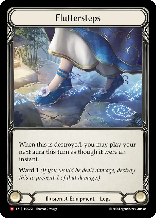 Fluttersteps — Rosetta Flesh and Blood card by Thomas Ressuge