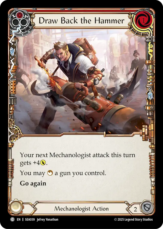 Draw Back the Hammer — High Seas Flesh and Blood card by Jefrey Yonathan