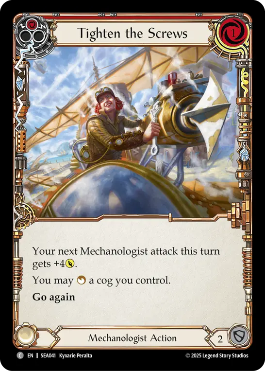 Tighten the Screws — High Seas Flesh and Blood card by Kyxarie Peralta
