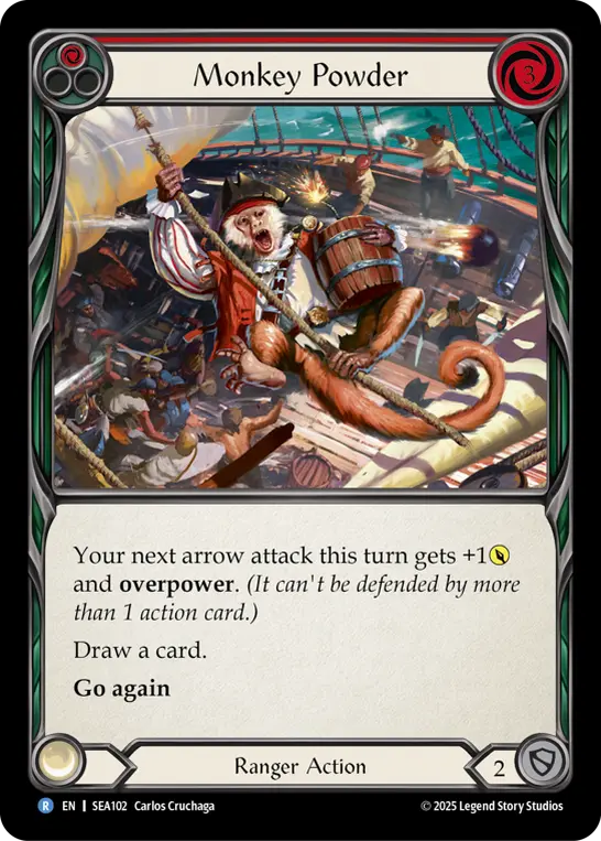 Monkey Powder — High Seas Flesh and Blood card by Carlos Cruchaga