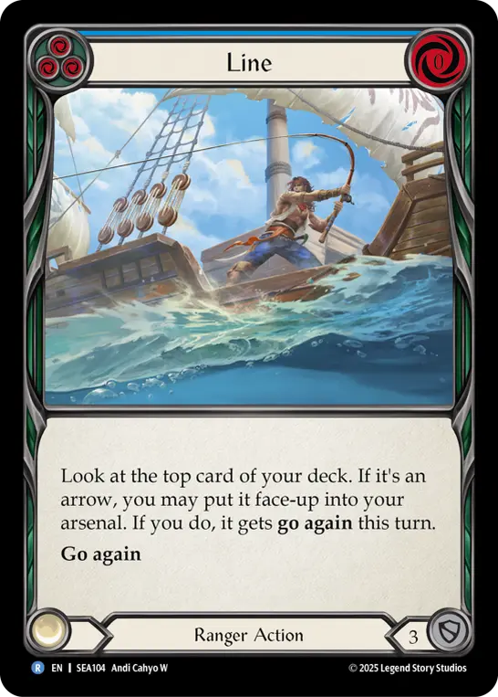 Line — High Seas Flesh and Blood card by Galih M