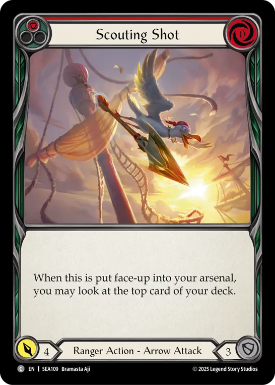 Scouting Shot — High Seas Flesh and Blood card by Bramasta Aji