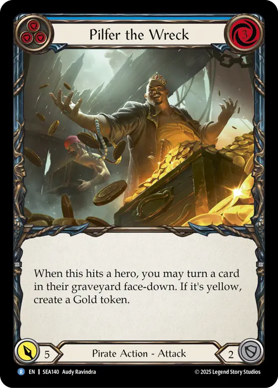 Pilfer the Wreck (Blue) (Treasure) — High Seas