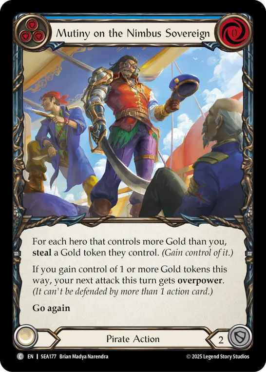 Mutiny on the Nimbus Sovereign (Treasure) — High Seas