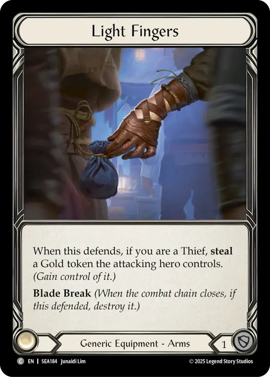 Light Fingers (Treasure) — High Seas Flesh and Blood card by Wisnu Tan