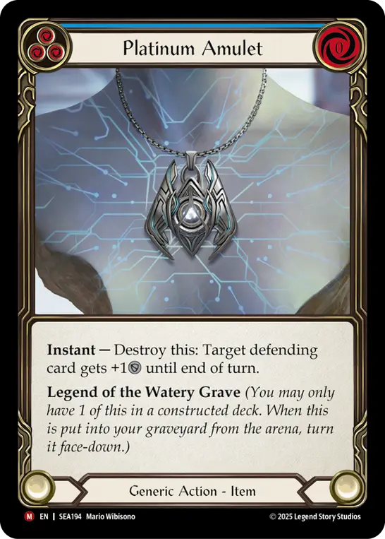 Platinum Amulet (Treasure) — High Seas