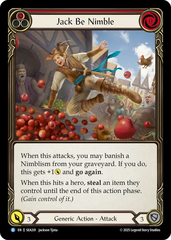 Jack Be Nimble — High Seas Flesh and Blood card by Jackson Tjota