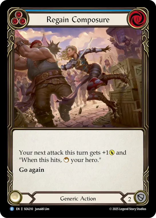 Regain Composure — High Seas Flesh and Blood card by Junaidi Lim