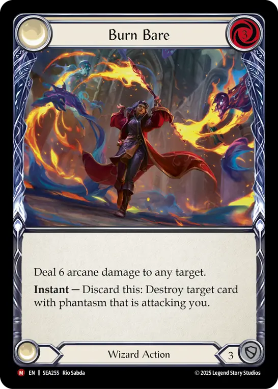 Burn Bare — High Seas Flesh and Blood card by Rio Sabda