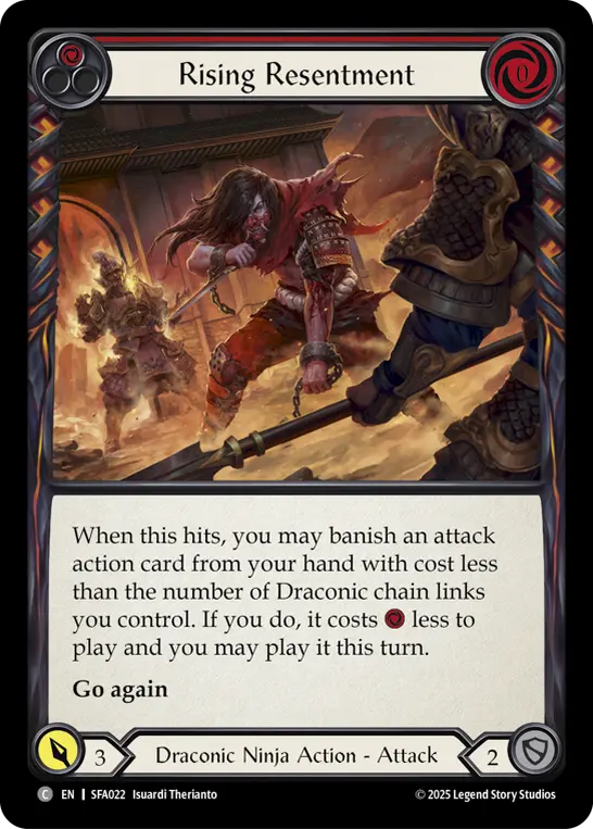 Rising Resentment — Silver Age Chapter 2 Flesh and Blood card by Isuardi Therianto