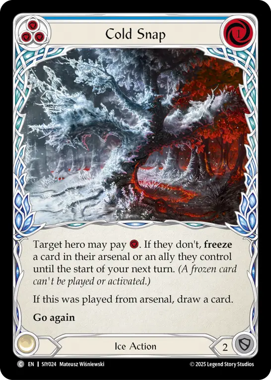 Cold Snap — Silver Age Chapter 1 Flesh and Blood card by Matija Mikucinic