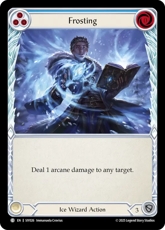 Frosting — Silver Age Chapter 1 Flesh and Blood card by Immanuela Crovius