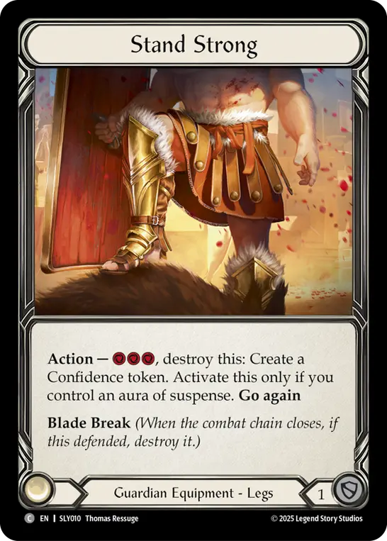 Stand Strong — Silver Age Chapter 3 Flesh and Blood card by Thomas Ressuge