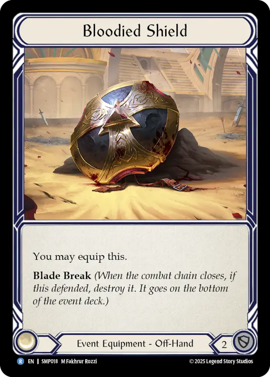 Bloodied Shield — Smash Palace