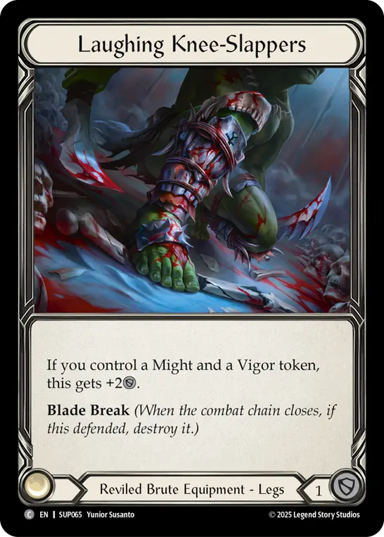 Laughing Knee-Slappers — Super Slam Flesh and Blood card by Yunior Susanto