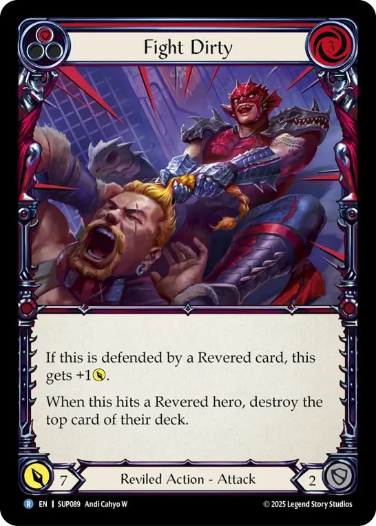 Fight Dirty — Super Slam Flesh and Blood card by Andi Cahyo W