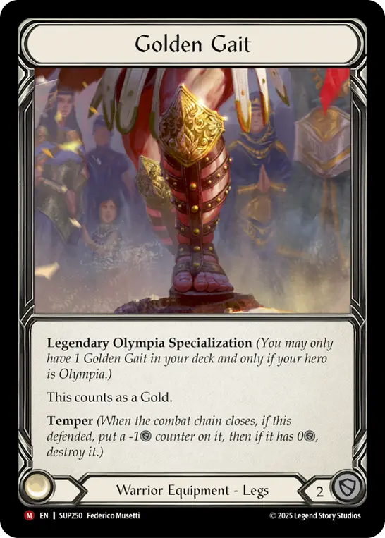Golden Gait (Marvel) — Super Slam Flesh and Blood card by Federico Musetti