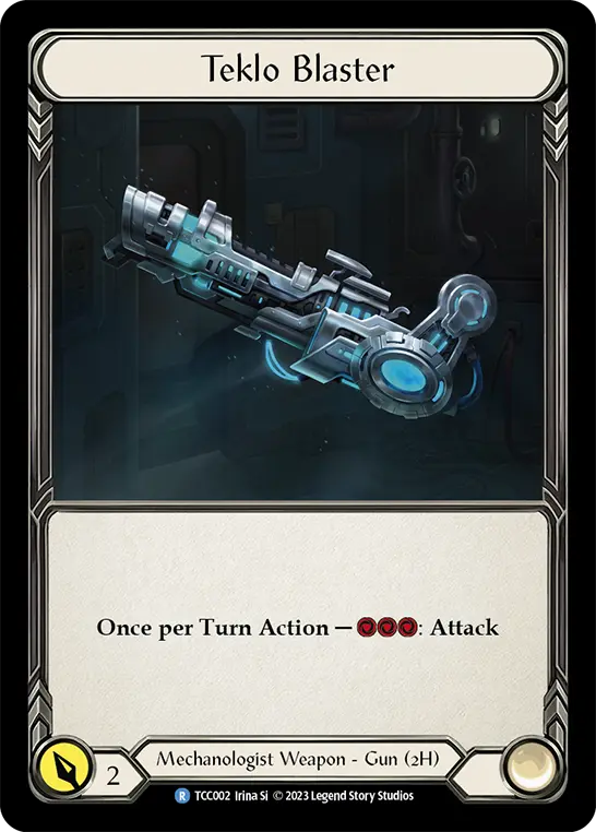 Teklo Blaster — Round the Table: TCCxLSS Flesh and Blood card by Irina Si