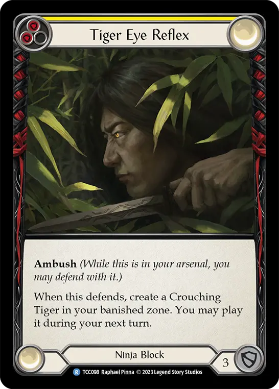 Tiger Eye Reflex (Yellow) — Flesh and Blood card