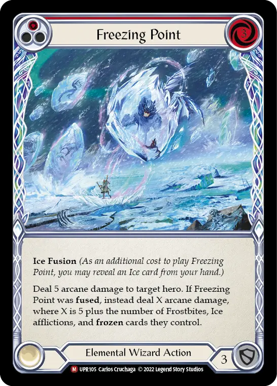 Freezing Point — Uprising Flesh and Blood card by Carlos Cruchaga