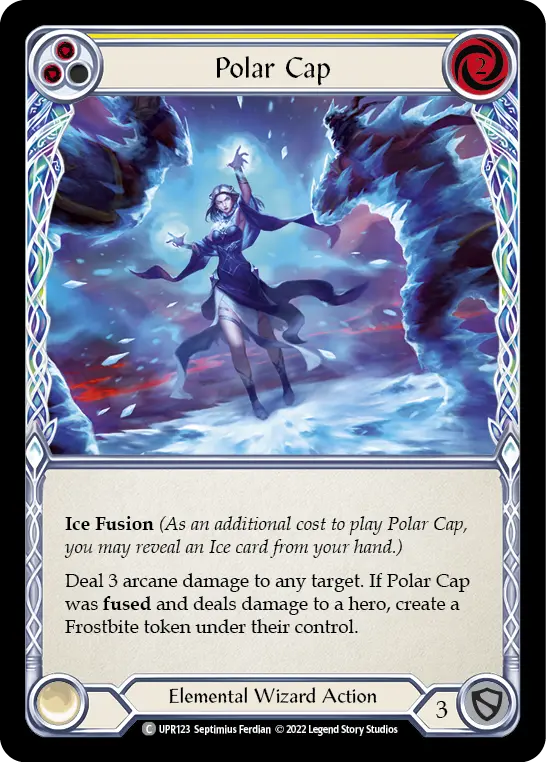 Polar Cap (Yellow) — Uprising Flesh and Blood card by Septimius Ferdian