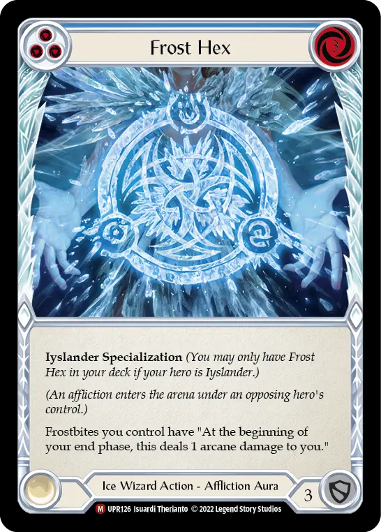 Frost Hex — Uprising Flesh and Blood card by Isuardi Therianto