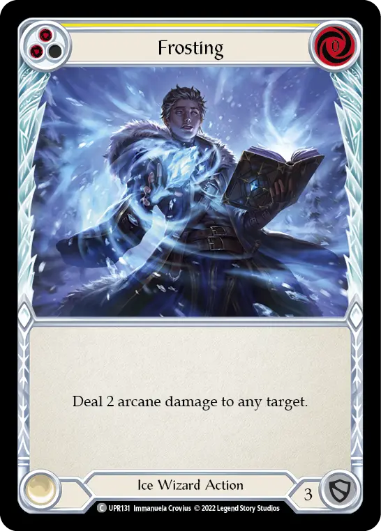 Frosting (Yellow) — Uprising Flesh and Blood card by Immanuela Crovius